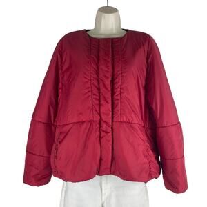 I'M ISOLA Marras Red Full Zip Puffer Jacket Red Size 40/ US 4